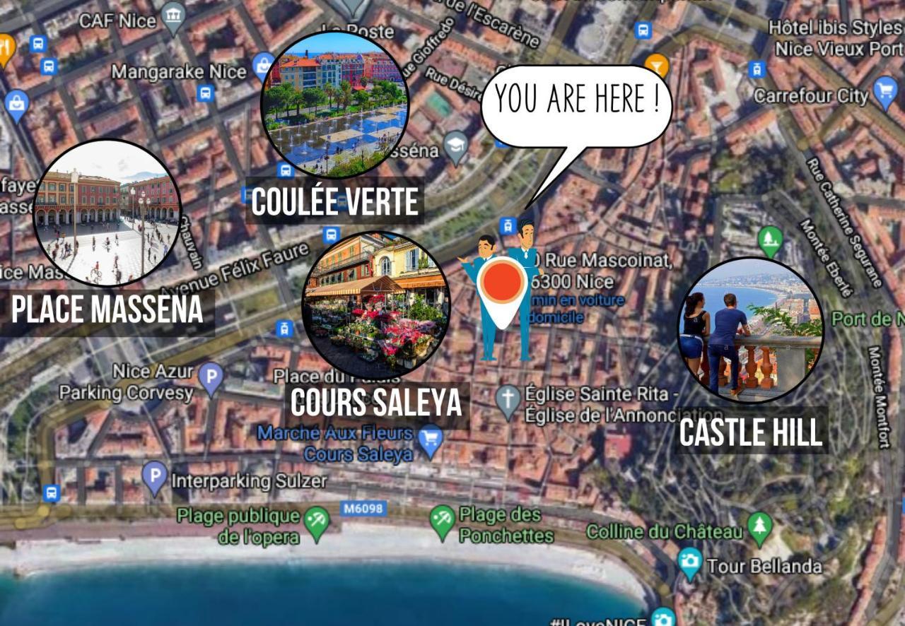 Nestor&Jeeves - Design Vieux Nice - Old Town - Close Sea Exterior foto